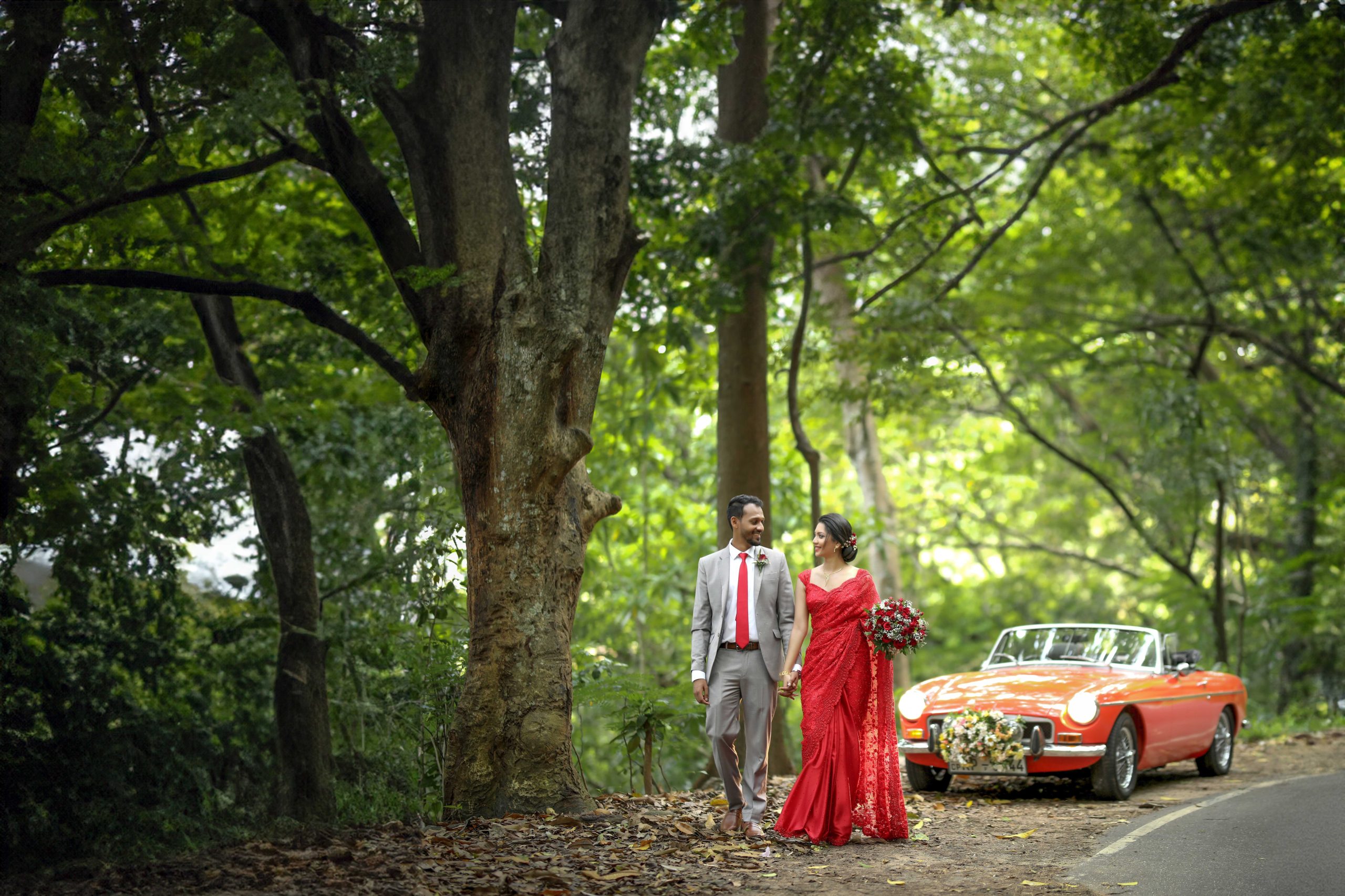 Bride and Groom Homecoming shoot by Natha Photography in Sri Lanka