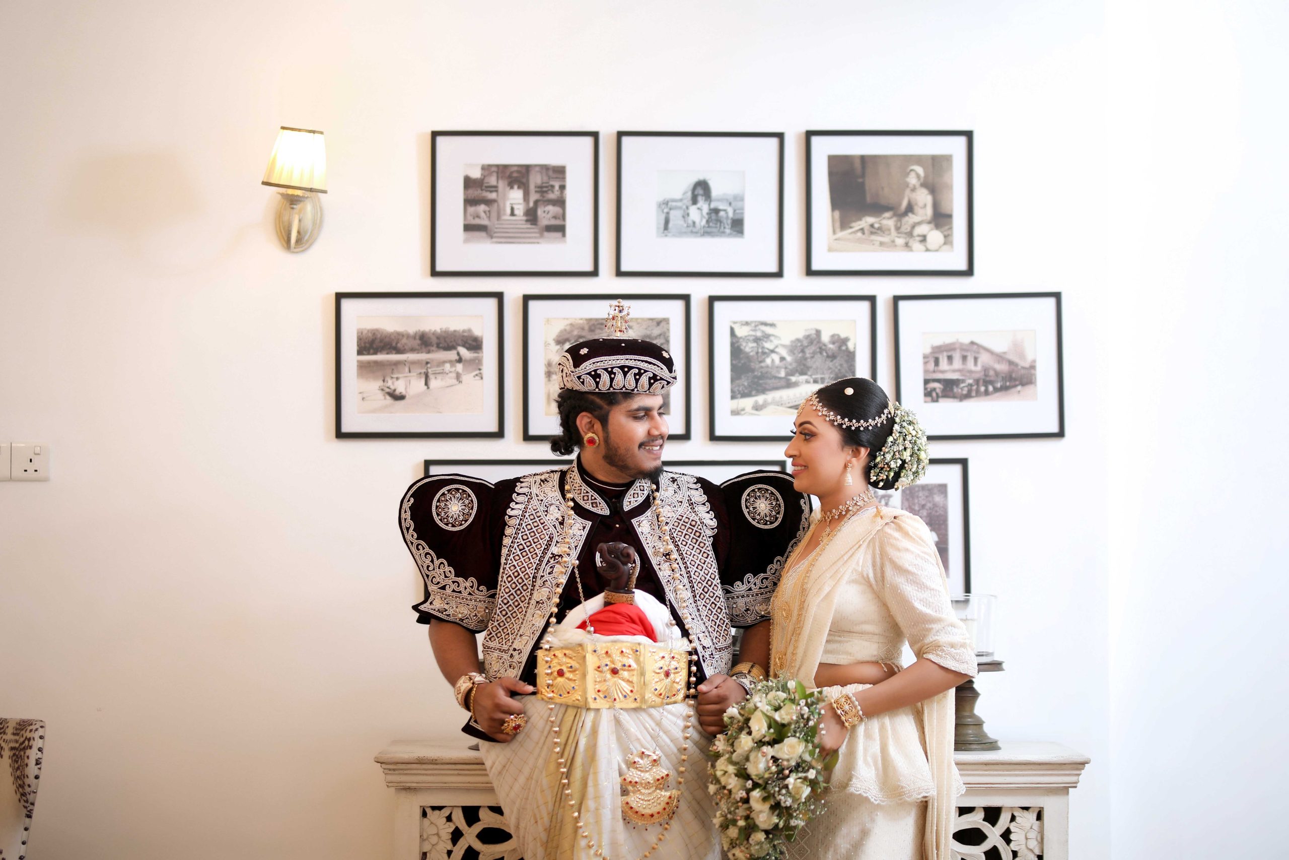 Bride and Groom Wedding photography shoot by Natha Photography in Sri Lanka