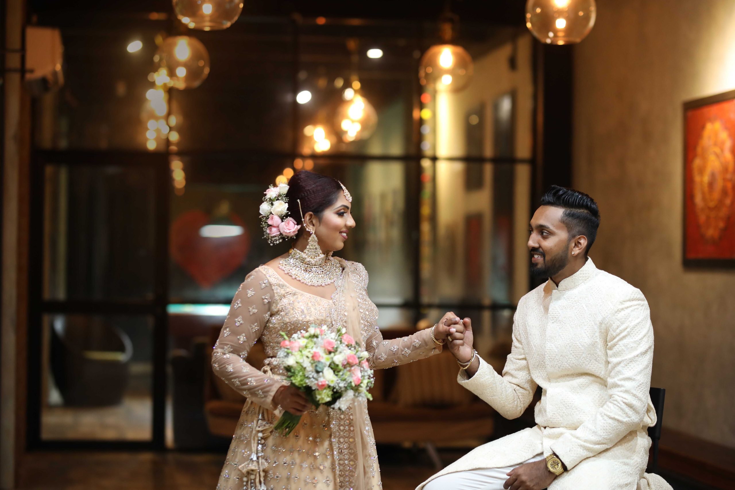 Bride and Groom Wedding photography shoot by Natha Photography in Sri Lanka