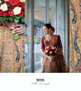 Bride and groom Homecoming shoot by Natha Photography in Sri Lanka